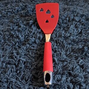 Red Heart Cutout Spatula